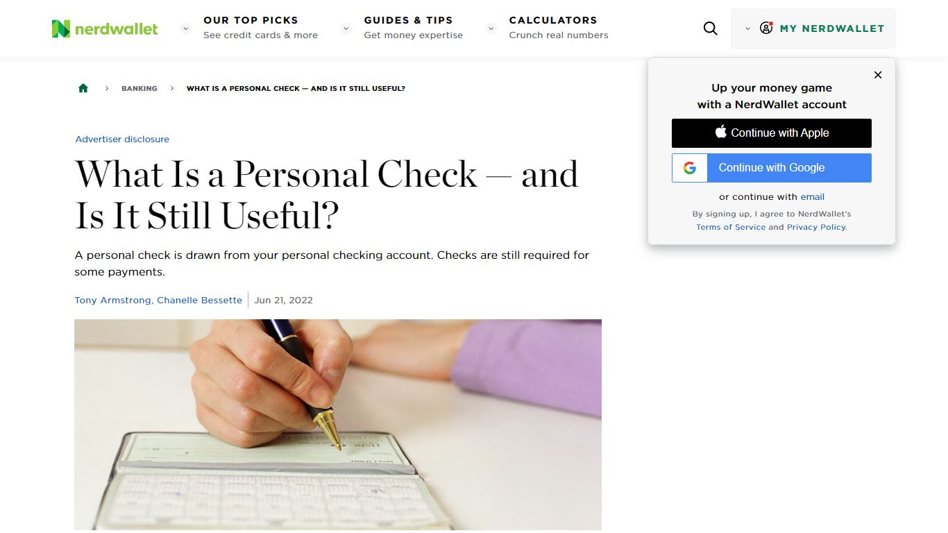 What Is a Personal Check — and Is It Still Useful? - NerdWallet